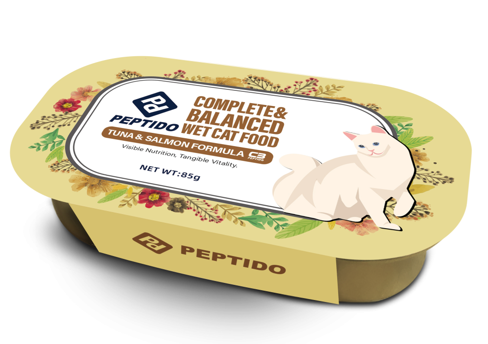 Canned Wet Food-Tuna and Salmon for Cats