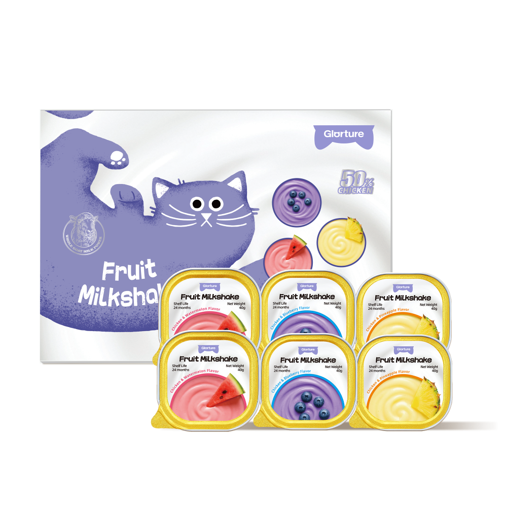 FRUIT MILKSHAKE CREAMY CAT CANNED -FRUIT MILKSHAKE CREAMY CAT CANNED  3 FLAVORS MIXED